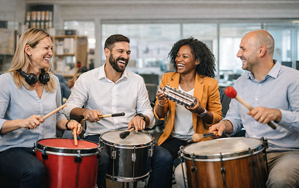 Atelier de batucada team building entreprise