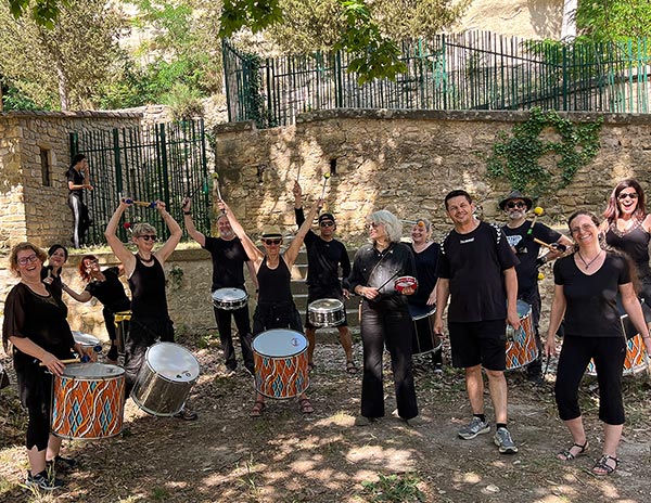 Batucada fête de village Bouches-du-Rhône